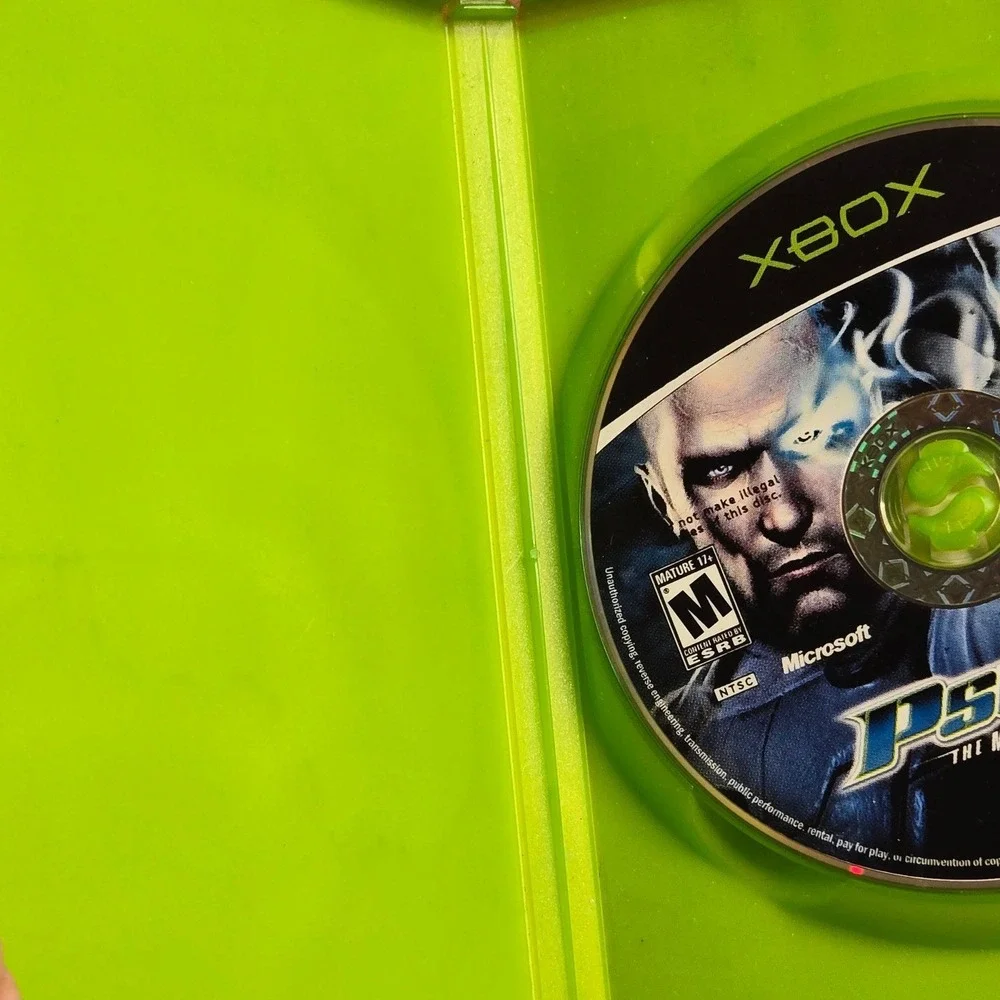 Midway Psi-Ops The‎ Mindgate Conspiracy Xbox Good Original Case